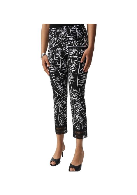 Pantalone Joseph Ribkoff donna 251218 Fantasia slim fit orlo in pizzo vita media JOSEPH RIBKOFF | Pantaloni | 251218272